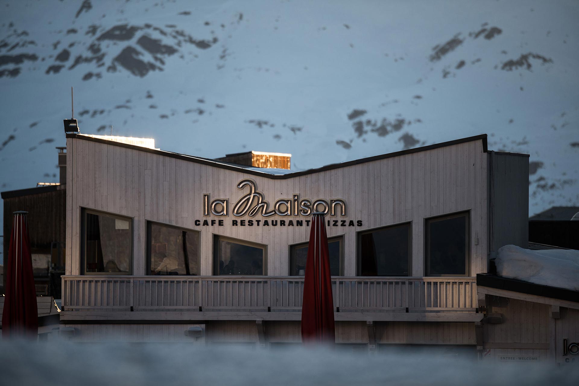 La maison Val Thorens Bar Restaurant pizza